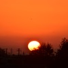 元旦の夕焼け