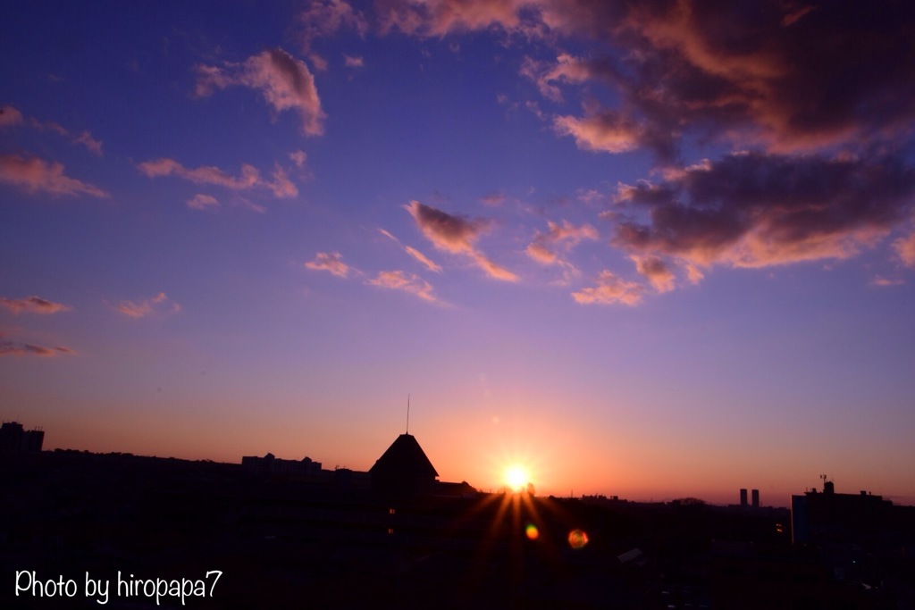 今日の夕景①