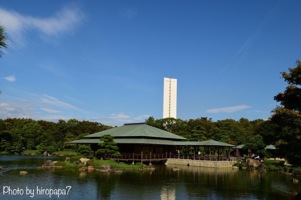 晴天の庭園