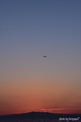 本日の夕景その③