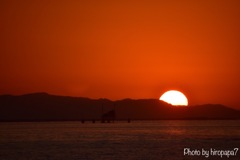 本日の夕景②