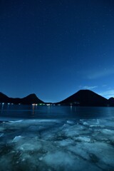 榛名湖の夜空