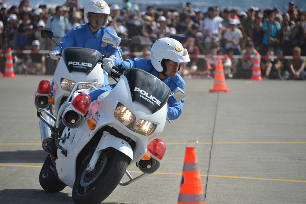 横田基地にて