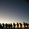ハワイ島の夕焼け