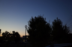 夕暮れ