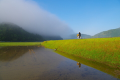 雲の中へ