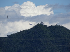 城と飛行機