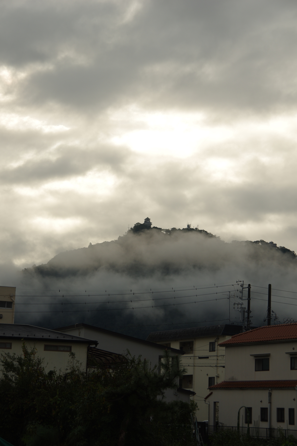 雲上の岐阜城