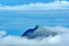 雲上の岐阜城