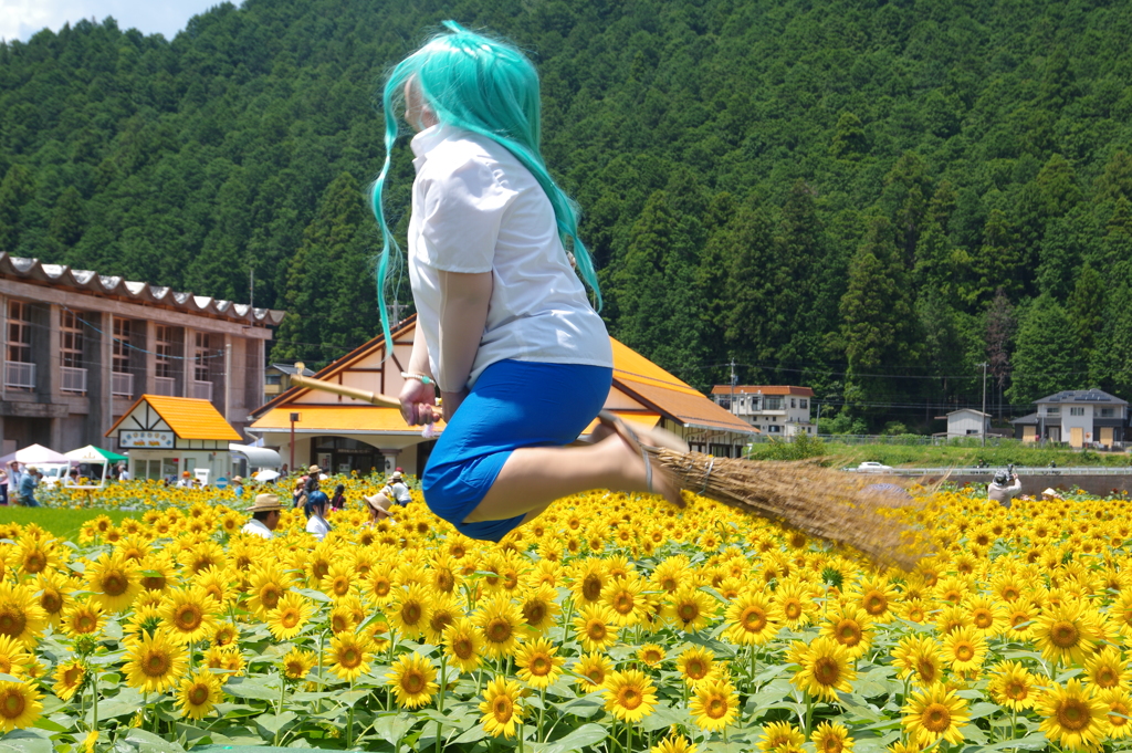 飛ぶ