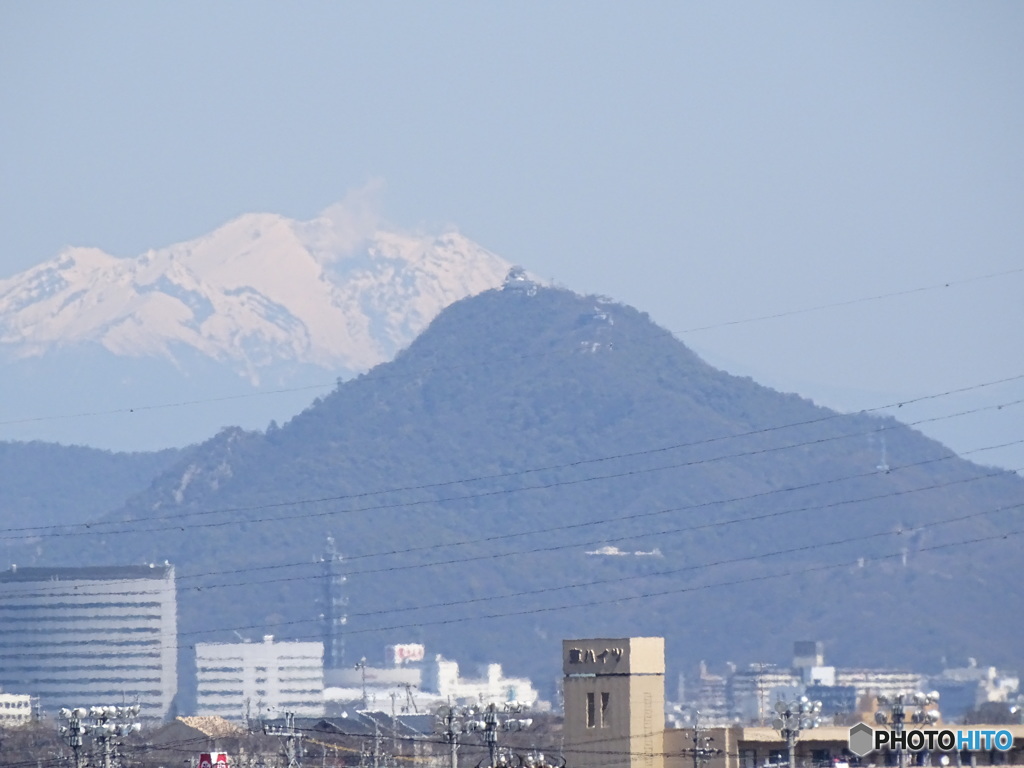 岐阜城と御嶽山