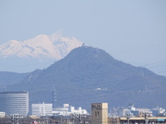 岐阜城と御嶽山