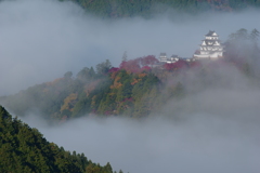 雲海にうく