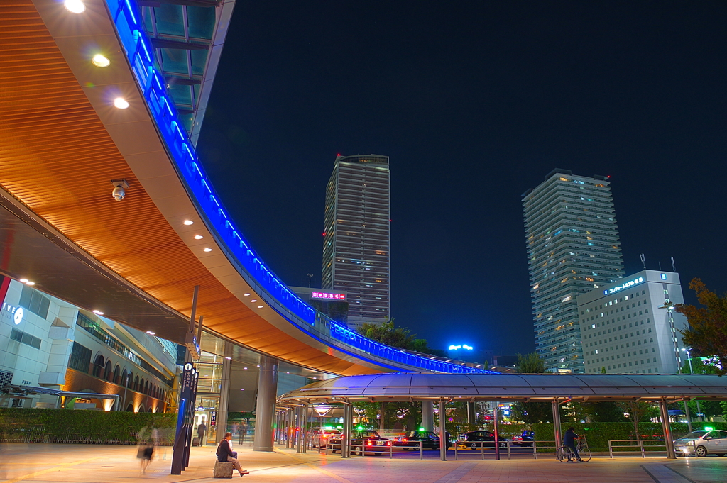 岐阜駅前歩道