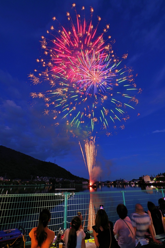おがせ池の花火