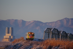 樽見鉄道冬景色