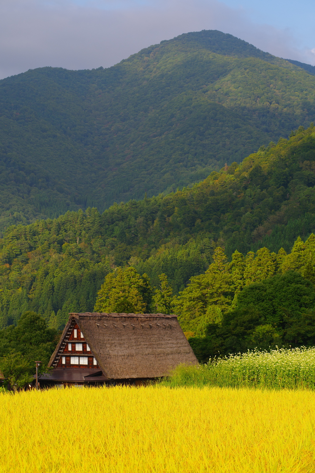 山間の村