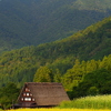 山間の村