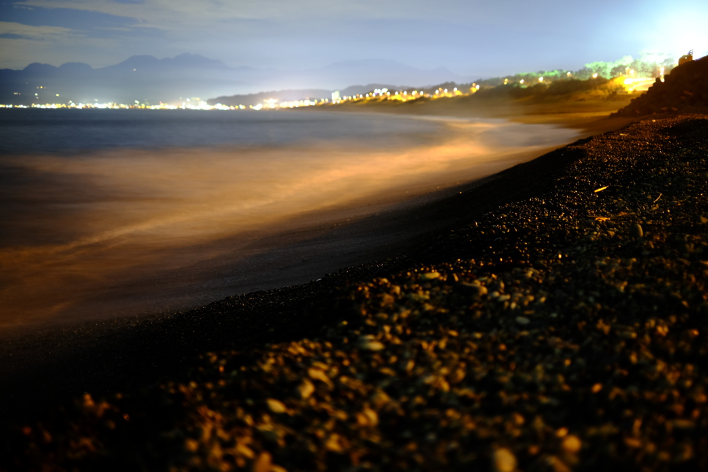 夜の海