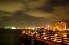 夜の函館港