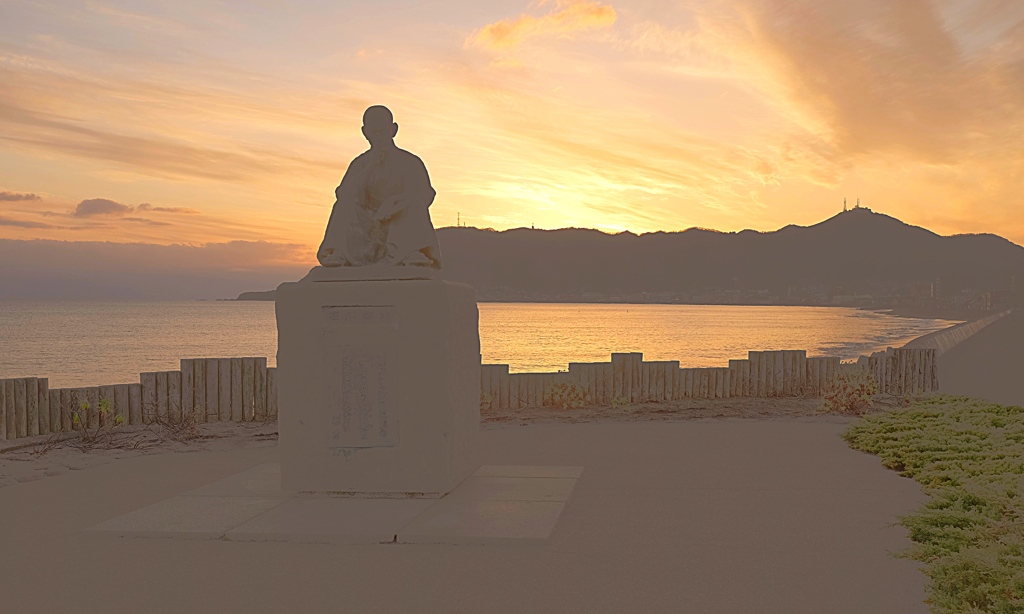 啄木と夕景①