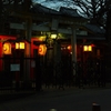 花園稲荷神社の夜