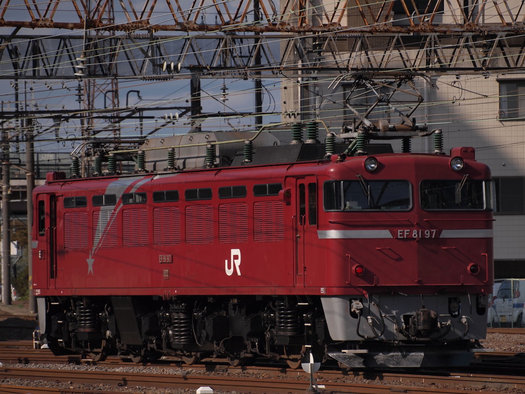 JR EAST　EF81　朝のお目覚め
