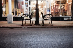 New York州の田舎町にて