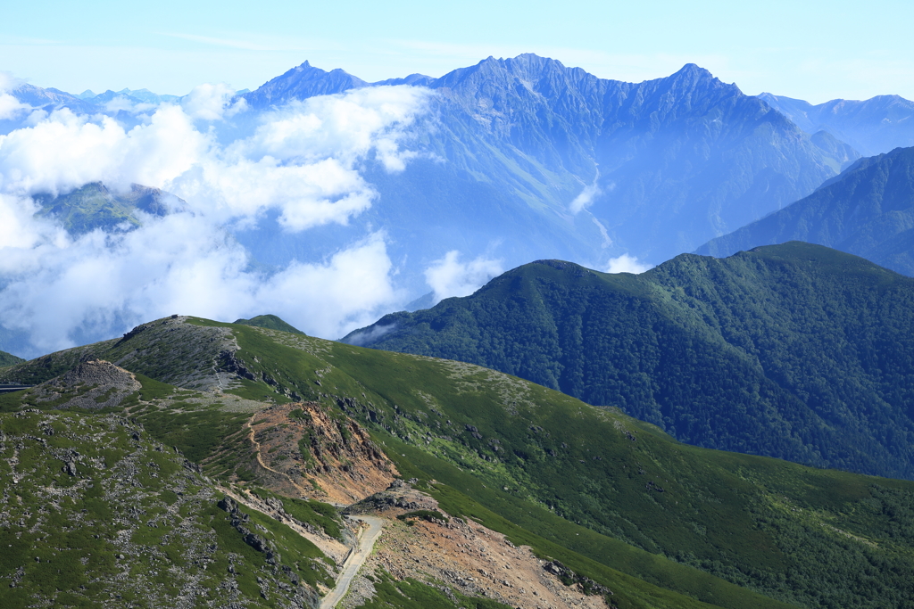 穂高岳と同じ高さに！？