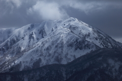 早春の山