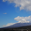 富士の高嶺に雪は降りつつ