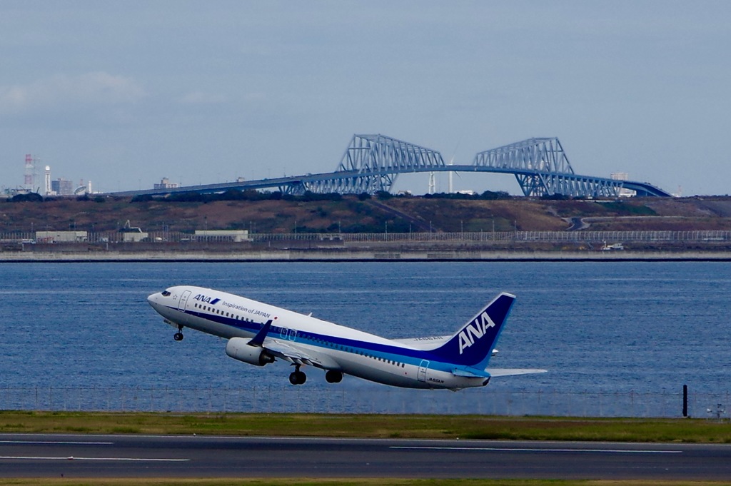 ゲートブリッジ、飛行機