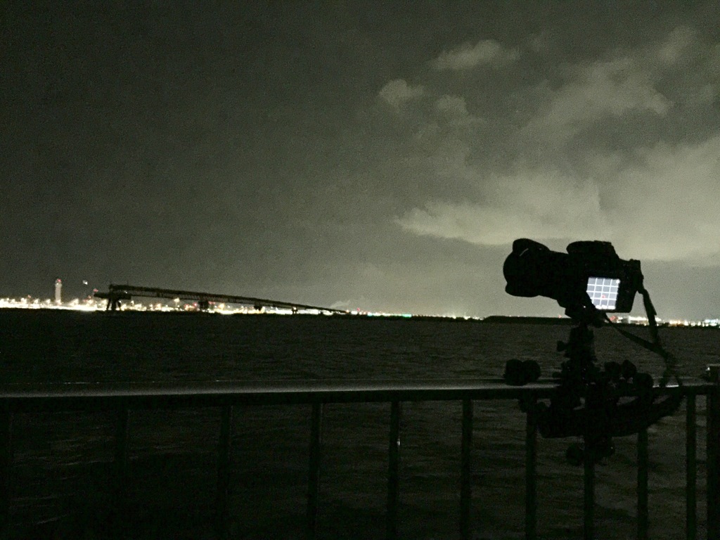 寒空の撮影