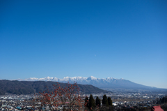 師走の空と八ヶ岳遠景