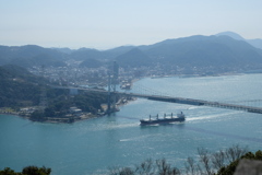 関門海峡の眺め