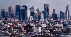 新宿副都心西壁
