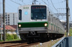 緑の電車