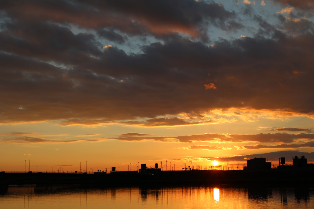 ある日の夕陽