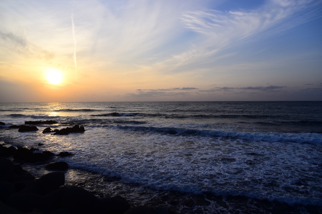 佐渡の夕日