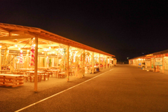 南三陸さんさん商店街、夜