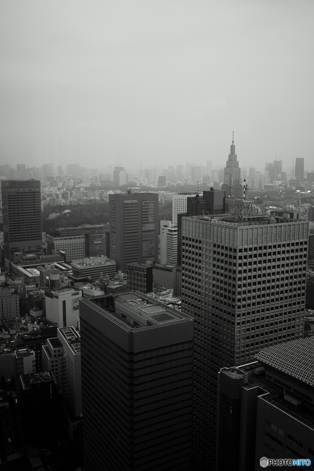 Tokyo in mist.