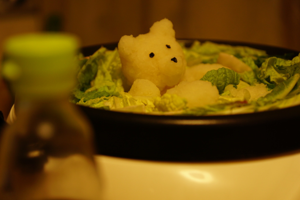 シロクマinハクサイの湯