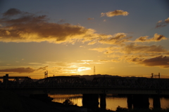 8月21日夕焼け