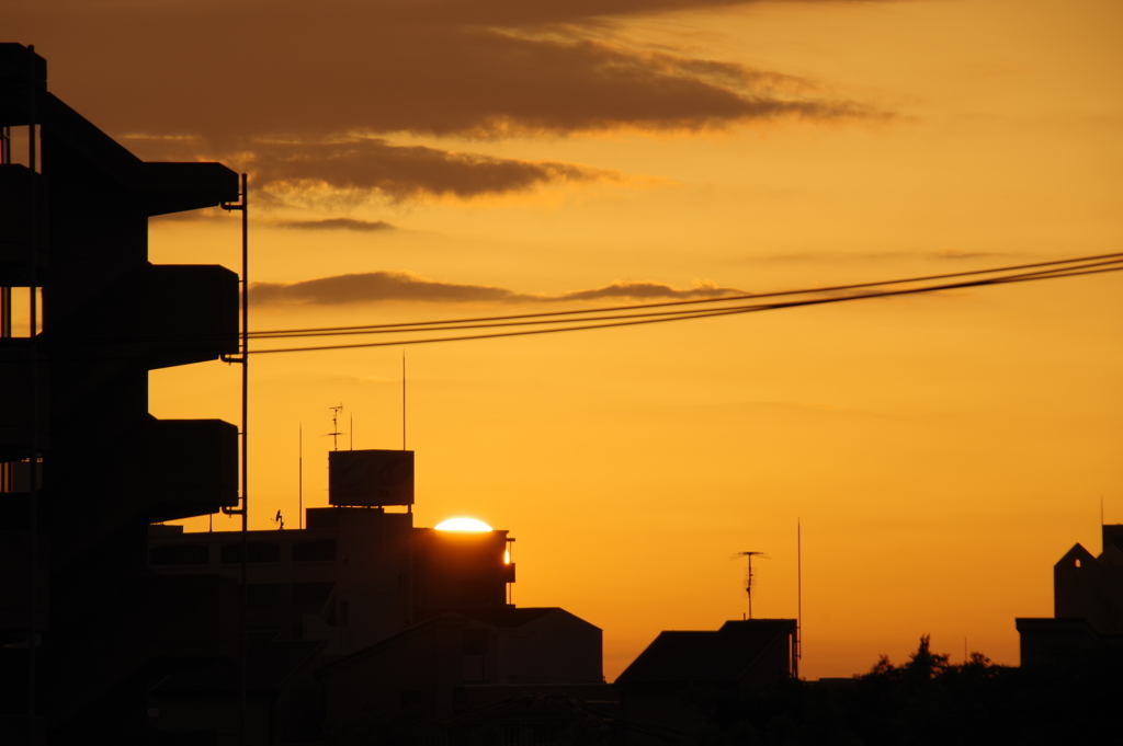 街中sunset　2