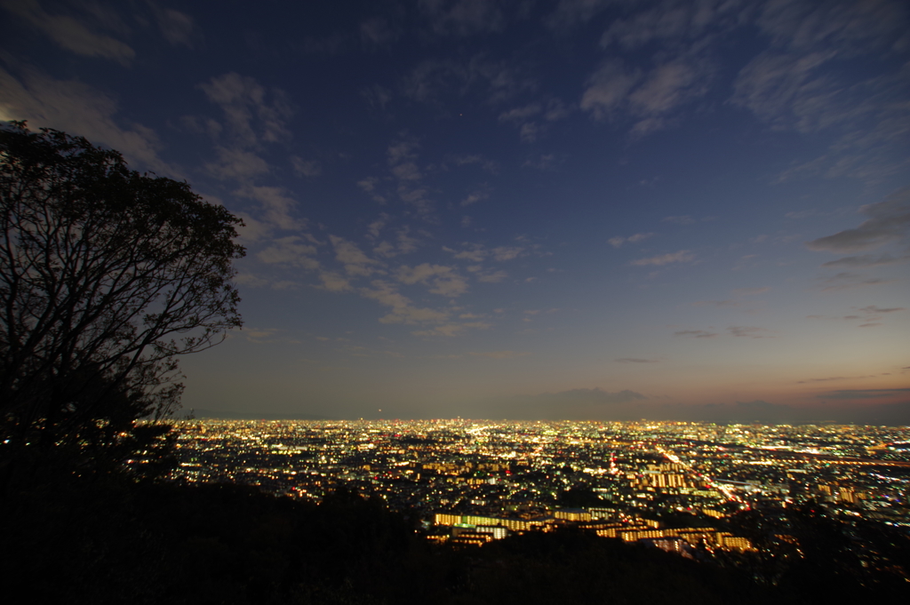 夕景から夜景3