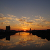 秋の空　夕焼け2