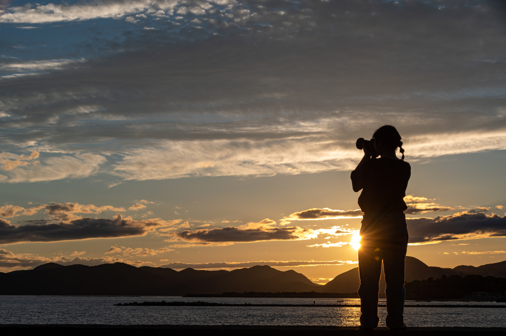 瀬戸内の夕日　1