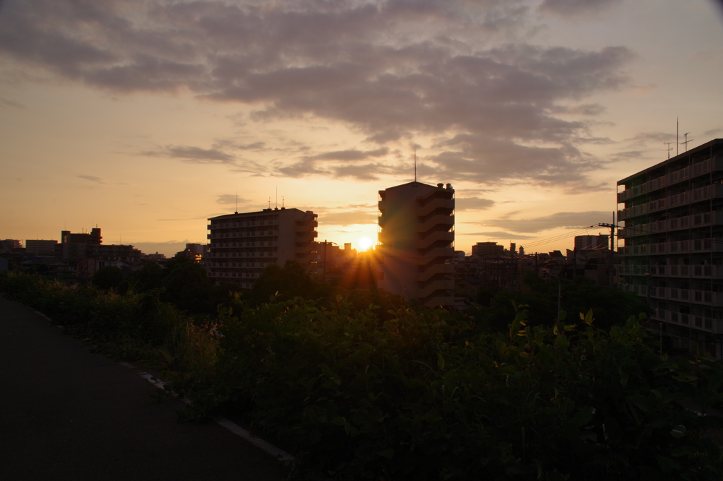 街中sunset　1
