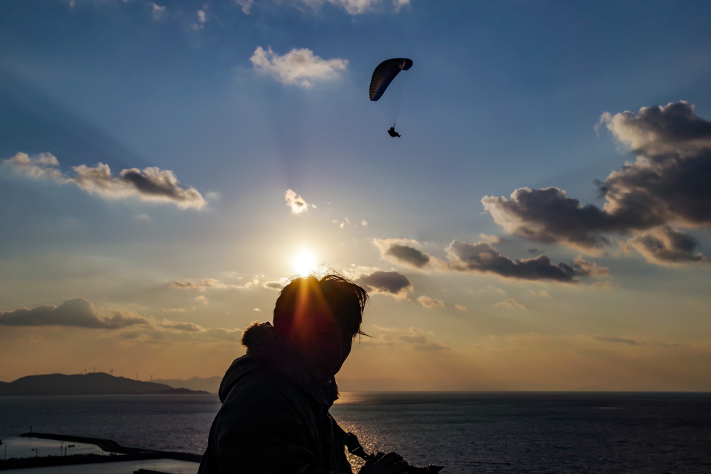 夕陽に向かって　5