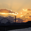 きれいな夕焼け雲1
